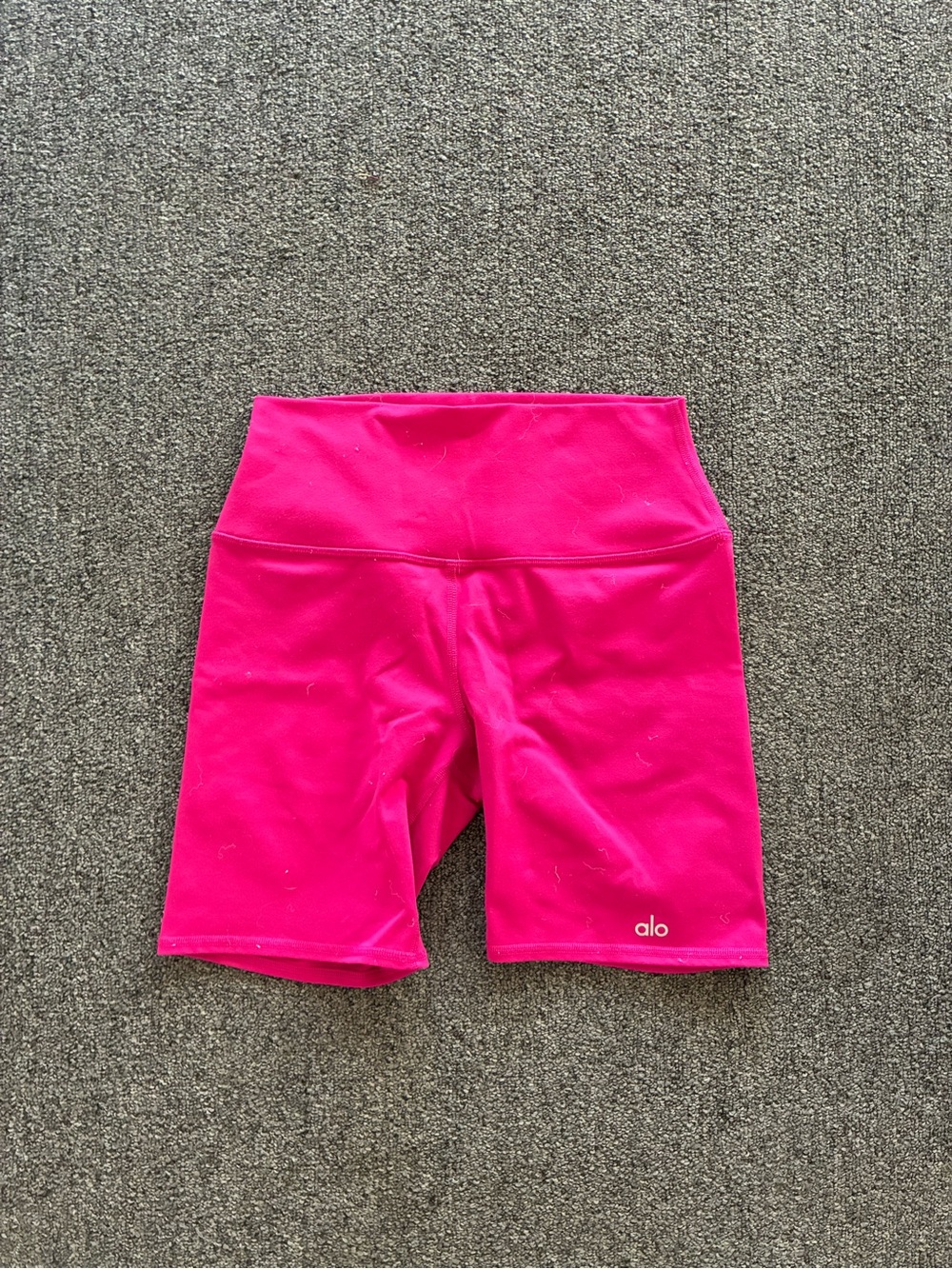 ALO Yoga Hot Pink Bike Shorts